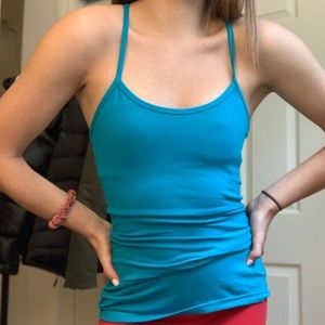 Lululemon Power Y Tank with built in sports bra